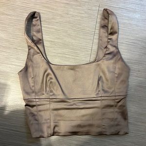 Aritzia Wilfred Shine Bustier Top